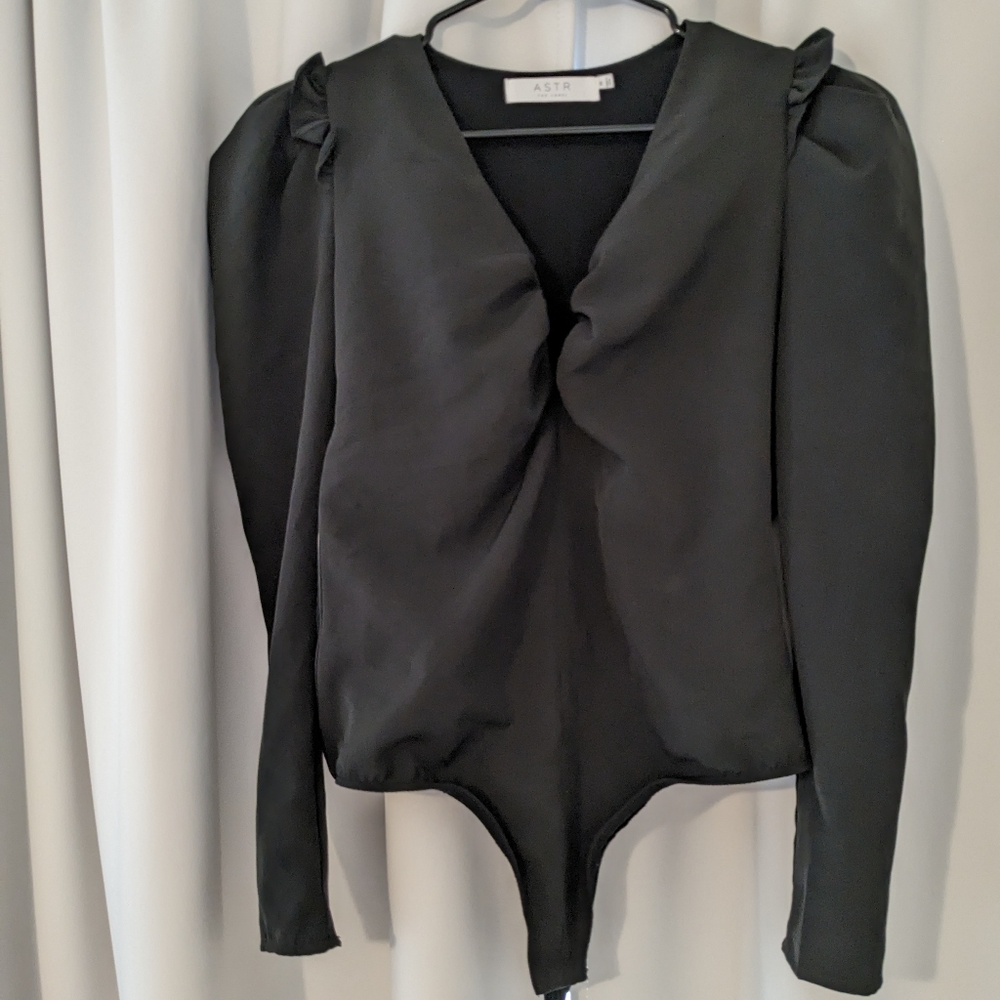 ASTR bodysuit puff long sleeves
